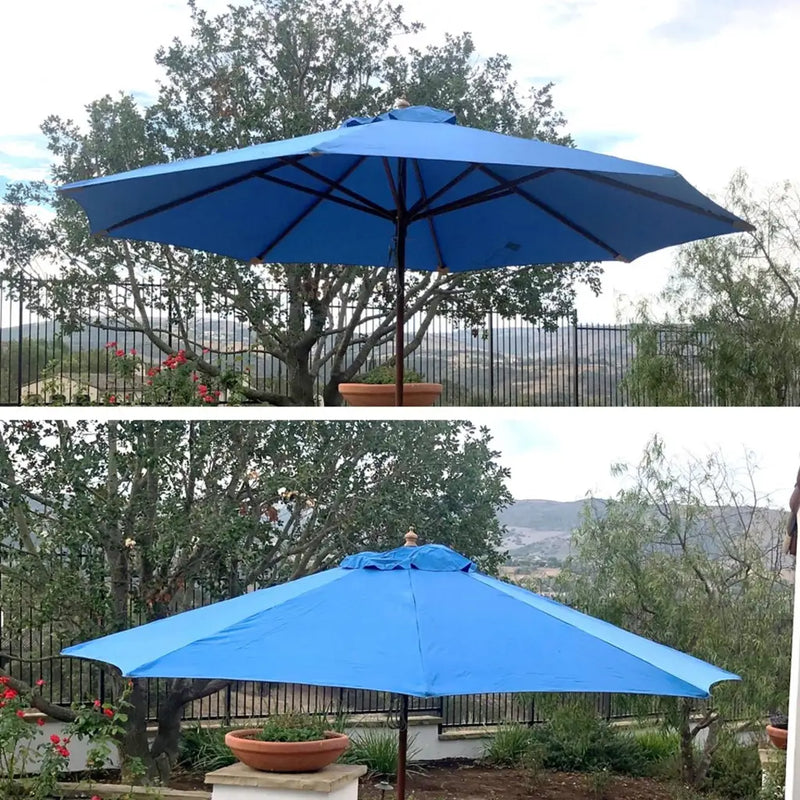 11ft Market Patio Umbrella 8 Rib Replacement Canopy Capri