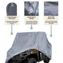 A heavy-duty Formosa Covers UTV Cover - Extra Large (160