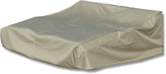 A Classic Taupe cover from Formosa Covers, specifically the Patio Double Chaise Lounge Cover 84