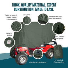 4 Passenger Golf Cart Storage Cover (4 Seater Long Roof 80