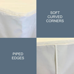 6ft Premium Fitted Tablecloth for 72 x 30 Rectangular Table