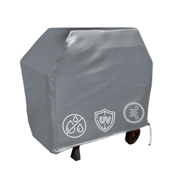 A grey Formosa Covers BBQ Outdoor Grill Cover, measuring 75