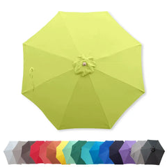 9ft Market Patio Umbrella 8 Rib Replacement Canopy Avocado