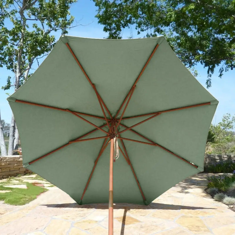 9ft Market Patio Umbrella 8 Rib Replacement Canopy Sage