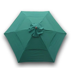 9ft Market Patio Umbrella Double-Vented 6 Rib Replacement