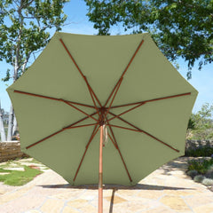9ft Market Patio Umbrella 8 Rib Replacement Canopy Seafoam Green