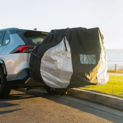 Formosa Covers E Bike Transportation Cover for Bike Rack on Car by Beach