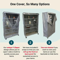 Storage Shelving Unit Cover, fits racks 24