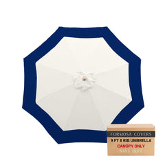 9ft Market Patio Umbrella 8 Rib Replacement Canopy Duet Navy