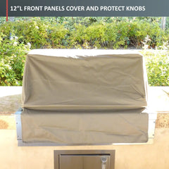 Built-In BBQ Outdoor Gas Grill Cover 30L x 30D 16H Taupe -