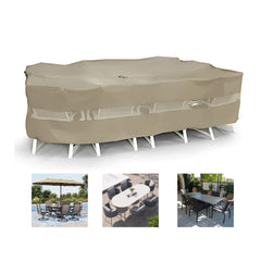Patio Set Cover For Oval or Rectangular Table 110