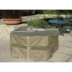 Patio Set Cover For Square or Round Table 70Dia. x 30H