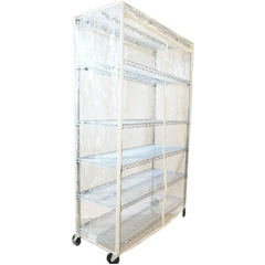 Storage Shelving Unit Cover fits racks 60 W x 24 D 72 H All